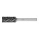PFERD TOOLS Hartmetall Hochleistungsfrässtift STEEL Zylinder ZYAS stirn Ø 12x25mm Schaft-Ø 6mm HICOAT Stahl