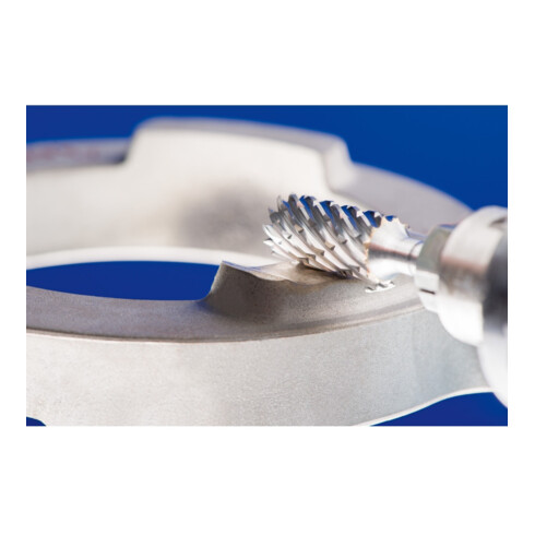 PFERD TOOLS Hartmetall Hochleistungsfrässtift STEEL Zylinder ZYAS stirnverzahnt Ø 08x20mm Schaft-Ø 6mm Stahl