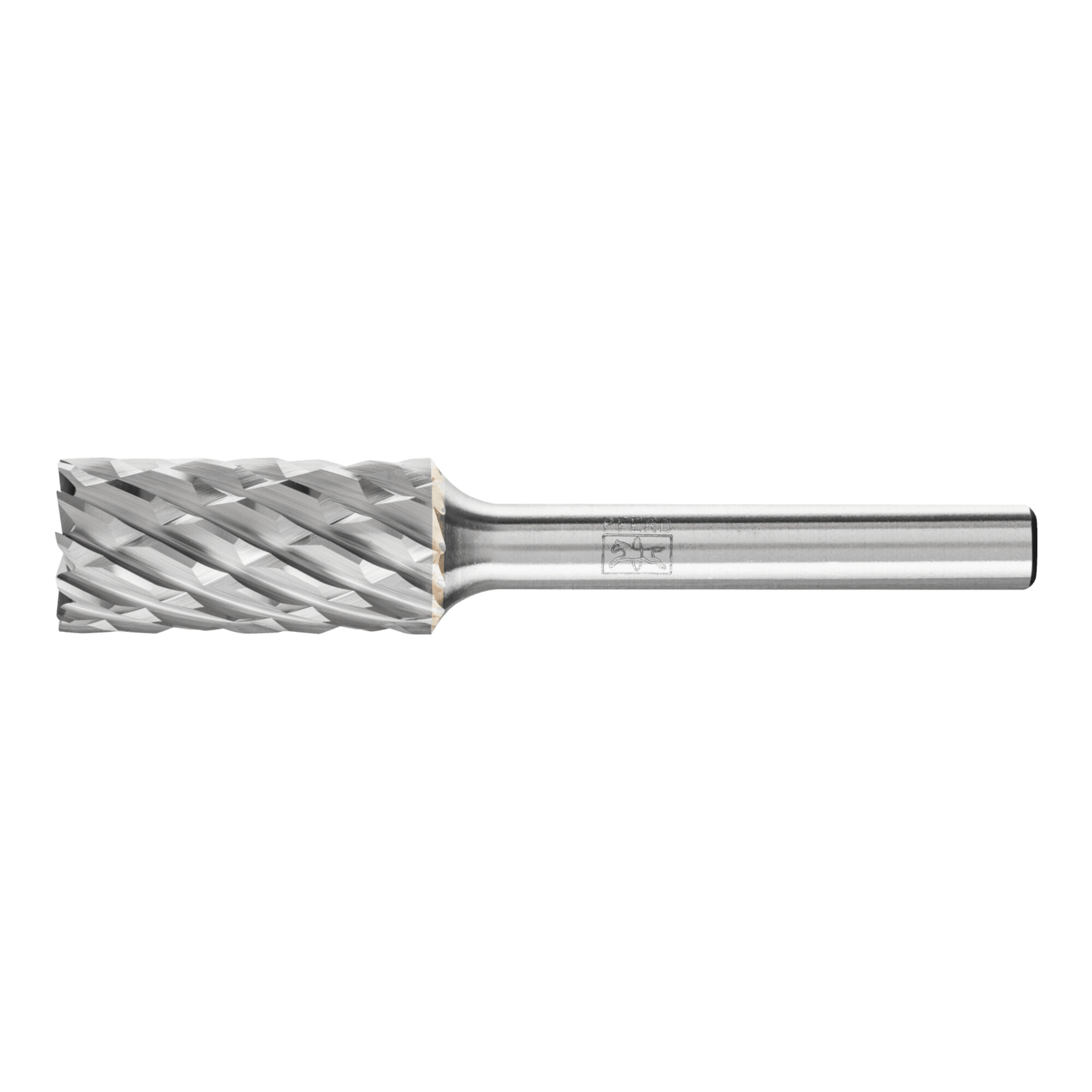 PFERD TOOLS Hartmetall Hochleistungsfrässtift STEEL Zylinder ZYAS stirnverzahnt Ø 12x25mm Schaft-Ø 6mm Stahl