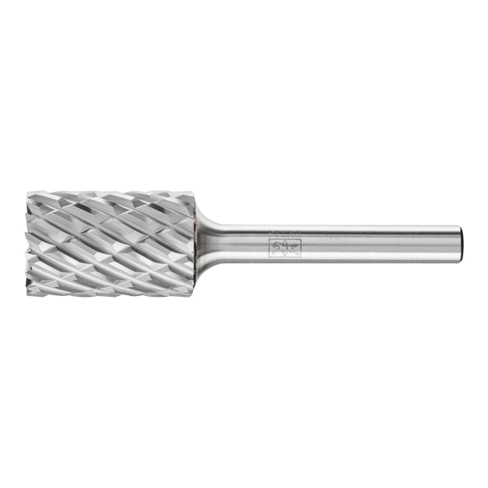 PFERD TOOLS Hartmetall Hochleistungsfrässtift STEEL Zylinder ZYAS stirnverzahnt Ø 16x25mm Schaft-Ø 6mm Stahl