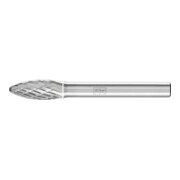 PFERD TOOLS Hartmetall Hochleistungsfrässtift TOUGH Flamme B Ø 08x20mm Schaft-Ø 6 mm schlagfest