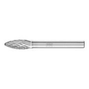 PFERD TOOLS Hartmetall Hochleistungsfrässtift TOUGH Flamme B Ø 08x20mm Schaft-Ø 6 mm schlagfest