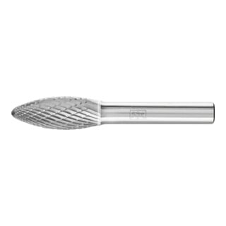 PFERD TOOLS Hartmetall Hochleistungsfrässtift TOUGH Flamme B Ø 12x30mm Schaft-Ø 8 mm schlagfest