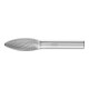 PFERD TOOLS Hartmetall Hochleistungsfrässtift TOUGH Flamme B Ø 12x30mm Schaft-Ø 8 mm schlagfest