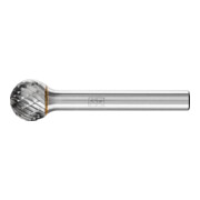 PFERD TOOLS Hartmetall Hochleistungsfrässtift TOUGH Kugel KUD Ø 12x10mm Schaft-Ø 6 mm schlagfest