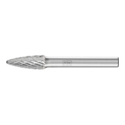PFERD TOOLS Hartmetall Hochleistungsfrässtift TOUGH Rundbogen RBF Ø 08x20mm Schaft-Ø 6 mm schlagfest