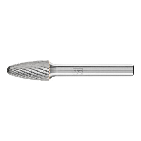 PFERD TOOLS Hartmetall Hochleistungsfrässtift TOUGH Rundbogen RBF Ø 10x20mm Schaft-Ø 6 mm schlagfest