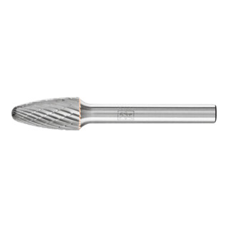 PFERD TOOLS Hartmetall Hochleistungsfrässtift TOUGH Rundbogen RBF Ø 10x20mm Schaft-Ø 6 mm schlagfest