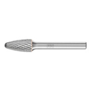 PFERD TOOLS Hartmetall Hochleistungsfrässtift TOUGH Rundbogen RBF Ø 10x20mm Schaft-Ø 6 mm schlagfest