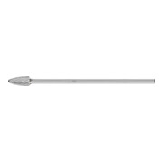 PFERD TOOLS Hartmetall Hochleistungsfrässtift TOUGH Rundbogen RBF Ø 12x25 mm Schaft-Ø 6x150mm schlagfest