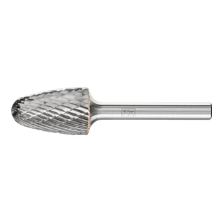 PFERD TOOLS Hartmetall Hochleistungsfrässtift TOUGH Rundbogen RBF Ø 16x25 mm Schaft-Ø 6 mm schlagfest