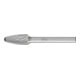 PFERD TOOLS Hartmetall Hochleistungsfrässtift TOUGH Rundbogen RBF Ø 10x20mm Schaft-Ø 6 mm schlagfest
