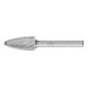 PFERD TOOLS Hartmetall Hochleistungsfrässtift TOUGH Rundbogen RBF Ø 12x25 mm Schaft-Ø 6 mm schlagfest