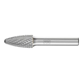 PFERD TOOLS Hartmetall Hochleistungsfrässtift TOUGH Rundbogen RBF Ø 12x25 mm Schaft-Ø 8 mm schlagfest