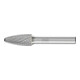 PFERD TOOLS Hartmetall Hochleistungsfrässtift TOUGH Rundbogen RBF Ø 12x25 mm Schaft-Ø 8 mm schlagfest