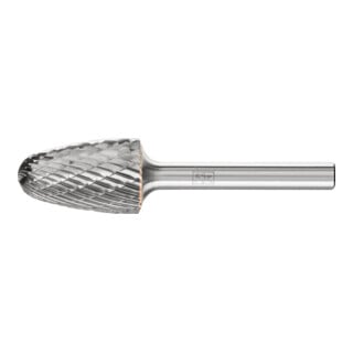 PFERD TOOLS Hartmetall Hochleistungsfrässtift TOUGH Rundbogen RBF Ø 16x25 mm Schaft-Ø 6 mm schlagfest