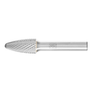 PFERD TOOLS Hartmetall Hochleistungsfrässtift TOUGH-S Rundbogen RBF Ø 12x25 mm Schaft-Ø 8 mm schlagfest