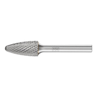 PFERD TOOLS Hartmetall Hochleistungsfrässtift TOUGH-S Rundbogen RBF Ø 12x25 mm Schaft-Ø 6 mm schlagfest