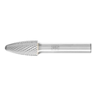PFERD TOOLS Hartmetall Hochleistungsfrässtift TOUGH-S Rundbogen RBF Ø 12x25 mm Schaft-Ø 8 mm schlagfest