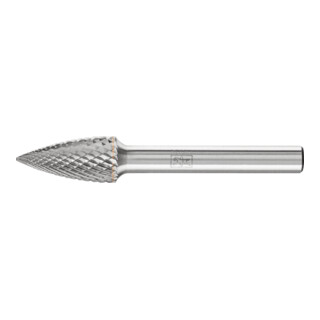 PFERD TOOLS Hartmetall Hochleistungsfrässtift TOUGH-S Spitzbogen SPG Ø 10x20mm Schaft-Ø 6 mm schlagfest