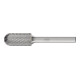 PFERD TOOLS Hartmetall Hochleistungsfrässtift TOUGH-S Walzenrund WRC Ø 12x25 mm Schaft-Ø 6 mm schlagfest