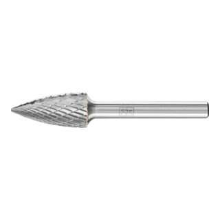 PFERD TOOLS Hartmetall Hochleistungsfrässtift TOUGH Spitzbogen SPG Ø 12x25 mm Schaft-Ø 6 mm schlagfest