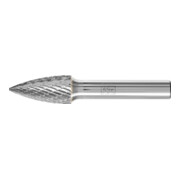 PFERD TOOLS Hartmetall Hochleistungsfrässtift TOUGH Spitzbogen SPG Ø 12x25 mm Schaft-Ø 8 mm schlagfest