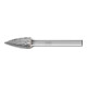 PFERD TOOLS Hartmetall Hochleistungsfrässtift TOUGH Spitzbogen SPG Ø 10x20mm Schaft-Ø 6 mm schlagfest