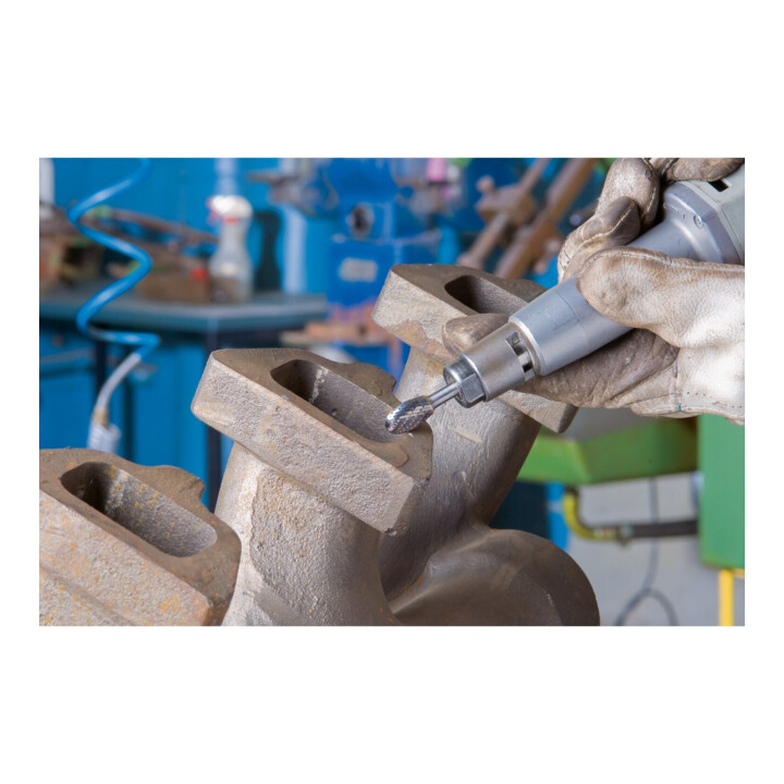 PFERD TOOLS Hartmetall Hochleistungsfrässtift TOUGH Tropfen TRE Ø 12x20mm Schaft-Ø 6 mm schlagfest