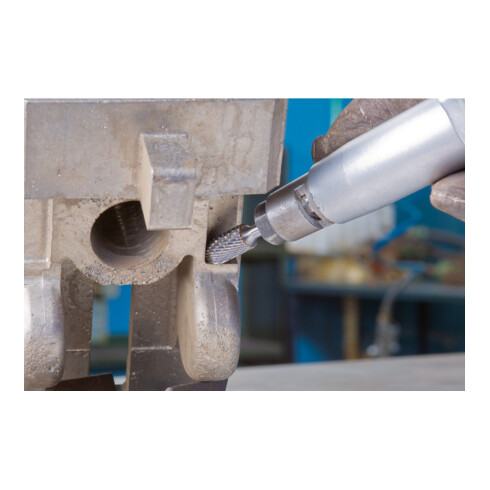 PFERD TOOLS Hartmetall Hochleistungsfrässtift TOUGH Walzenrund WRC Ø 12x25 mm Schaft-Ø 6 mm schlagfest