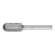 PFERD TOOLS Hartmetall Hochleistungsfrässtift TOUGH Walzenrund WRC Ø 12x25 mm Schaft-Ø 6 mm schlagfest