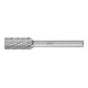 PFERD TOOLS Hartmetall Hochleistungsfrässtift TOUGH Zylinder ZYA Ø 10x20mm Schaft-Ø 6 mm schlagfest