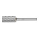 PFERD TOOLS Hartmetall Hochleistungsfrässtift TOUGH Zylinder ZYAS stirn Ø 12x25 mm Schaft-Ø 6 mm schlagfest