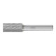 PFERD TOOLS Hartmetall Hochleistungsfrässtift TOUGH Zylinder ZYAS stirn Ø 12x25 mm Schaft-Ø 8 mm schlagfest