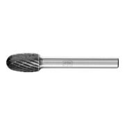 PFERD TOOLS Hartmetall Hochleistungsfrässtift Tropfen TRE Ø 10x16 mm Schaft-Ø 6 mm Z3P HICOAT universal