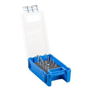 PFERD TOOLS Hartmetall Hochleistungskleinfrässtift Set 1603 ALU 10-tlg. Ø 6/3mm Schaft-Ø 3mm ALU/NE-Metalle