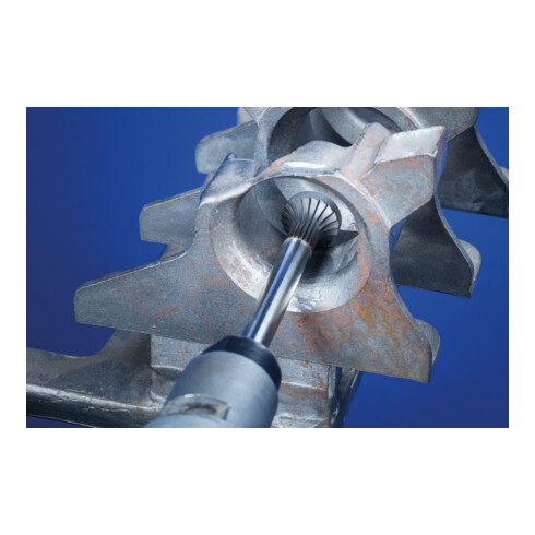 PFERD TOOLS Hartmetall Radiusfrässtift R Ø 16x18 mm Schaft-Ø 8 mm SP Kantenbearbeitung