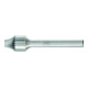 PFERD TOOLS Hartmetall Verrundungsfrässtift V Ø 12x15 mm Schaft-Ø 6 mm Z3 universal mittel-1