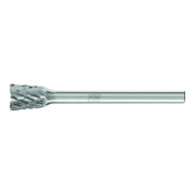 PFERD TOOLS Hartmetall Winkelfrässtift stirnverzahnt WKNS Ø 06x07mm Schaft-Ø 3mm Z3P universal mittel kreuzverzahnt