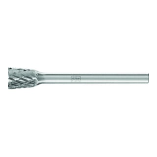 PFERD TOOLS Hartmetall Winkelfrässtift stirnverzahnt WKNS Ø 06x07mm Schaft-Ø 3mm Z3P universal mittel kreuzverzahnt