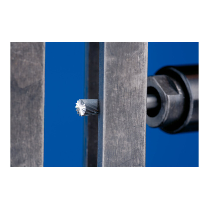 PFERD TOOLS Hartmetall Winkelfrässtift stirnverzahnt WKNS Ø 06x07mm Schaft-Ø 3mm Z3P universal mittel kreuzverzahnt