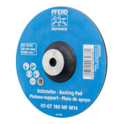 PFERD TOOLS Hitzebeständiger Stützteller mit Spannmutter Ø 180 HT-GT M14 für Winkelschleifer 180