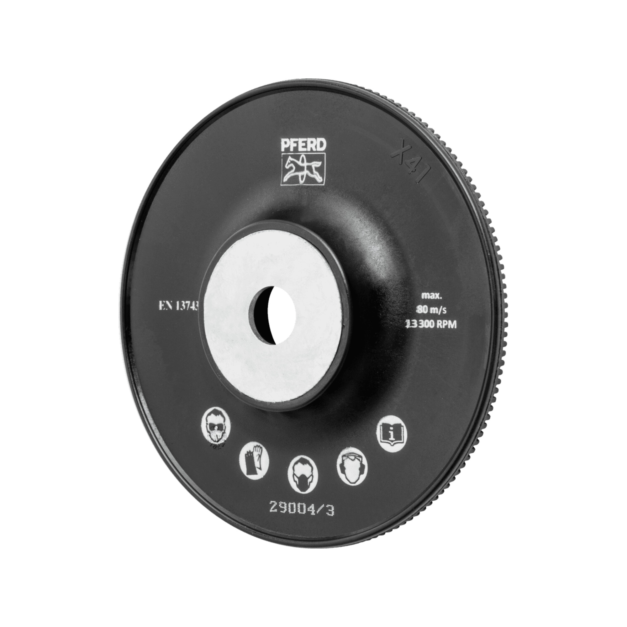 PFERD TOOLS Hochleistungs-Stützteller mit Spannmutter Ø 115 H-GT115 M14 für Winkelschleifer 115