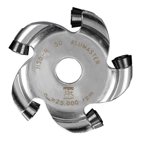 PFERD TOOLS Hochleistungsfrässcheibe ALUMASTER Ø 49 mm für Winkel-/Geradschleifer Alu Bearbeitung HICOAT