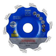 PFERD TOOLS Hochleistungsfrässcheibe ALUMASTER R Ø 115 mm für Winkelschleifer Alu Bearbeitung