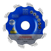 PFERD TOOLS Hochleistungsfrässcheibe ALUMASTER R Ø 115 mm für Winkelschleifer Alu Bearbeitung