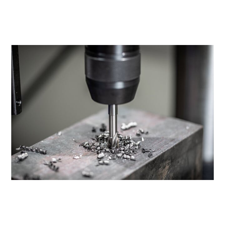 PFERD TOOLS HSS Flachsenker mit Führungszapfen DIN 373 Ø 10,0mm Schaft-Ø 8 mm fein für Durchgangsloch