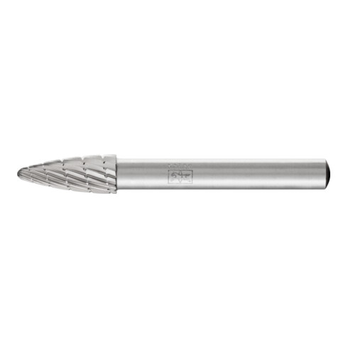 PFERD TOOLS HSS Frässtift Baumform H Ø 08x20mm Schaft-Ø 6 mm Z 3 universal mittel fein Spanbrecher