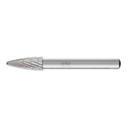 PFERD TOOLS HSS Frässtift Baumform H Ø 08x20mm Schaft-Ø 6 mm Z 3 universal mittel fein Spanbrecher