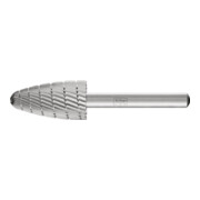 PFERD TOOLS HSS Frässtift Baumform H Ø 16x30mm Schaft-Ø 6 mm Z 3 universal mittel fein Spanbrecher